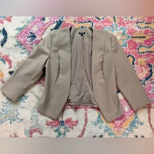 Express Taupe Tailored Blazer Size 6